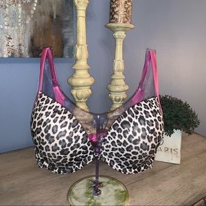 Push Up Bra, Animal Print - 34D